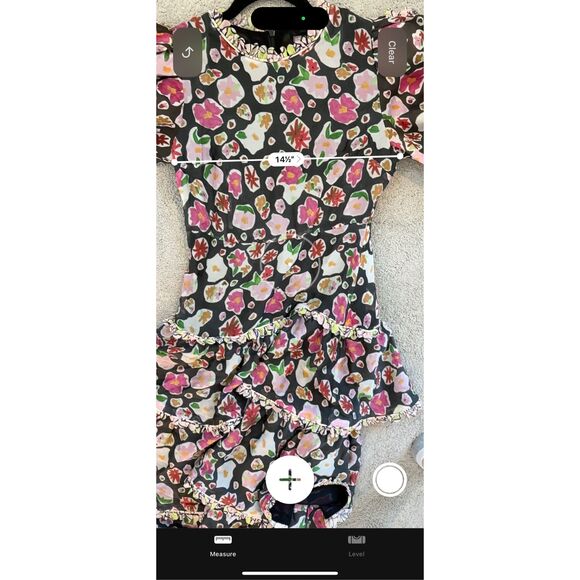 NWOT Celia B tiered silk blend dress, XS, $425 - Picture 5 of 7